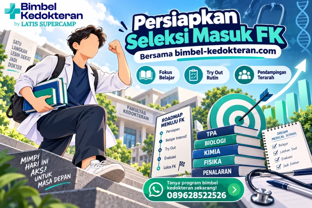 Persiapkan Seleksi Masuk FK Bersama bimbel-kedokteran.com