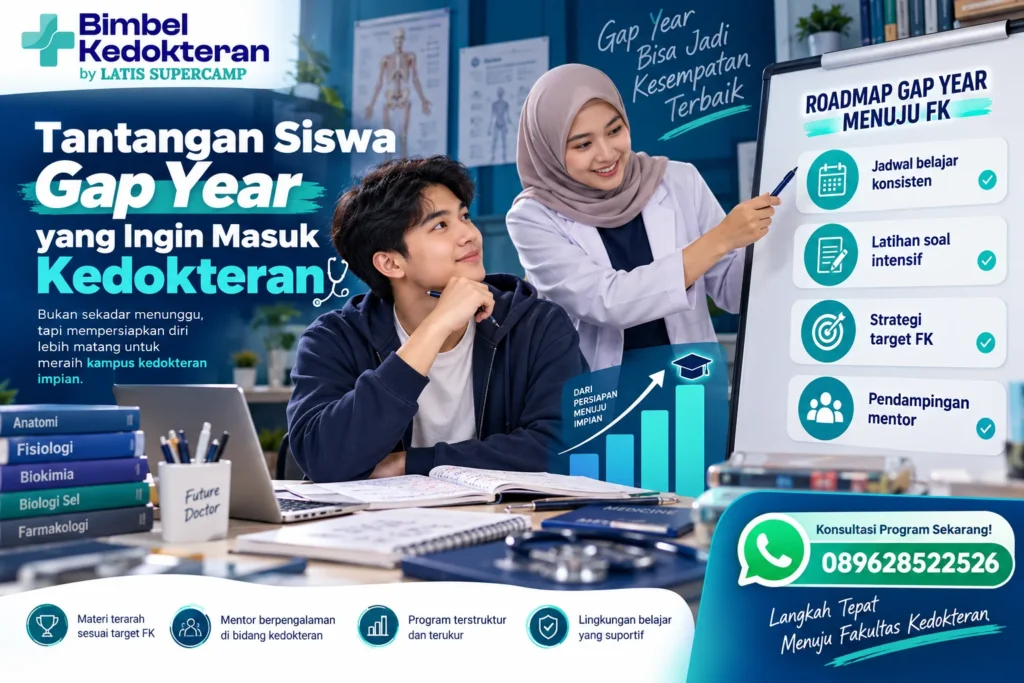 Apa Tantangan Siswa Gap Year yang Ingin Masuk Kedokteran?
