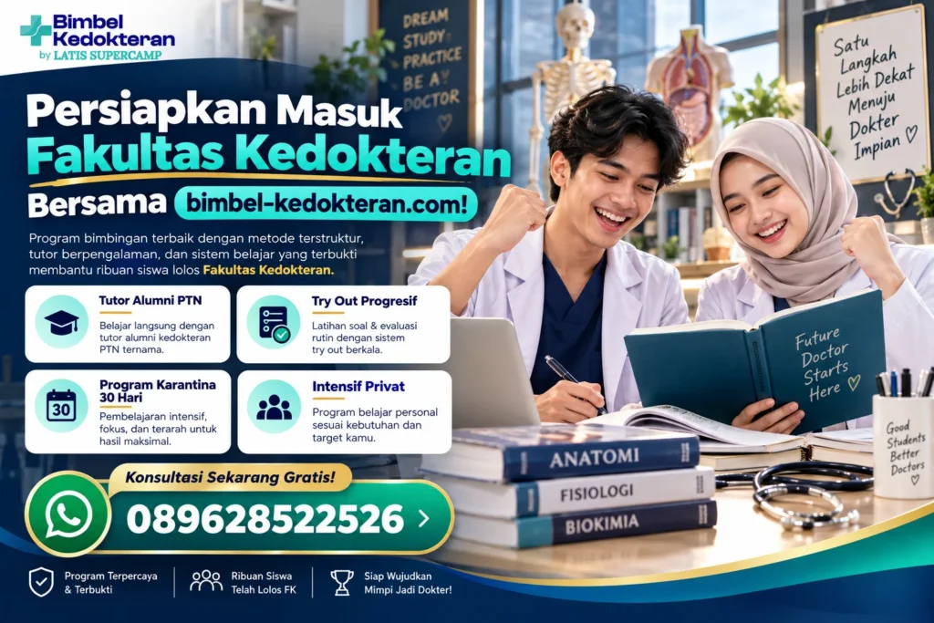 Persiapkan Masuk Fakultas Kedokteran Bersama bimbel-kedokteran.com!