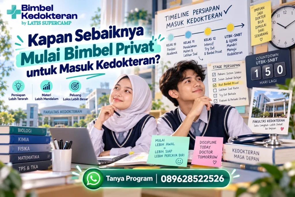 Kapan Sebaiknya Mulai Bimbel Privat untuk Masuk Kedokteran?
